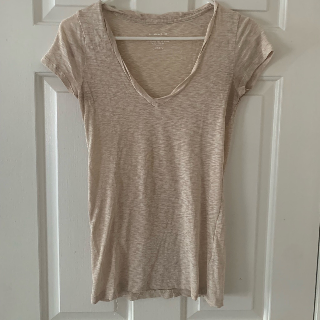 Simple J. Crew Basic V Neck Top